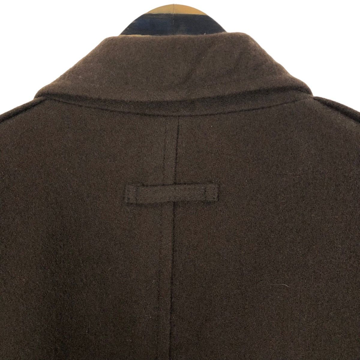 Vintage 90s Gaultier Homme Objet Wool Carcoat Trench Coat - 15