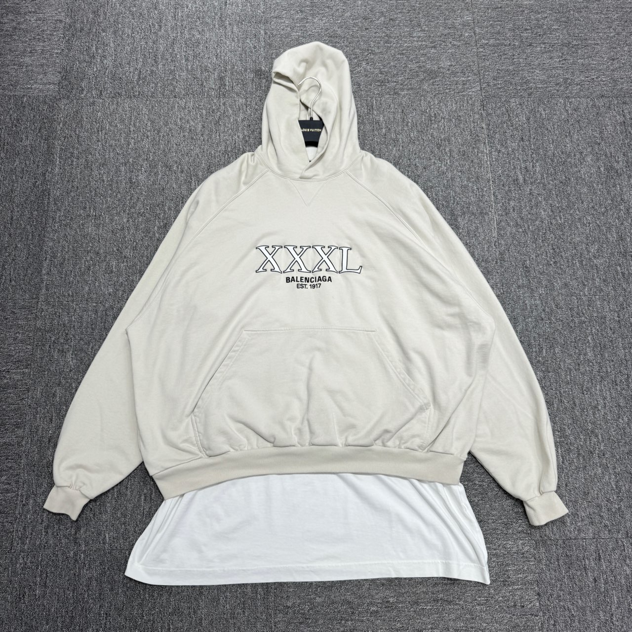 [Balenciaga] XXXL Oversized Layered Hoodie - 1