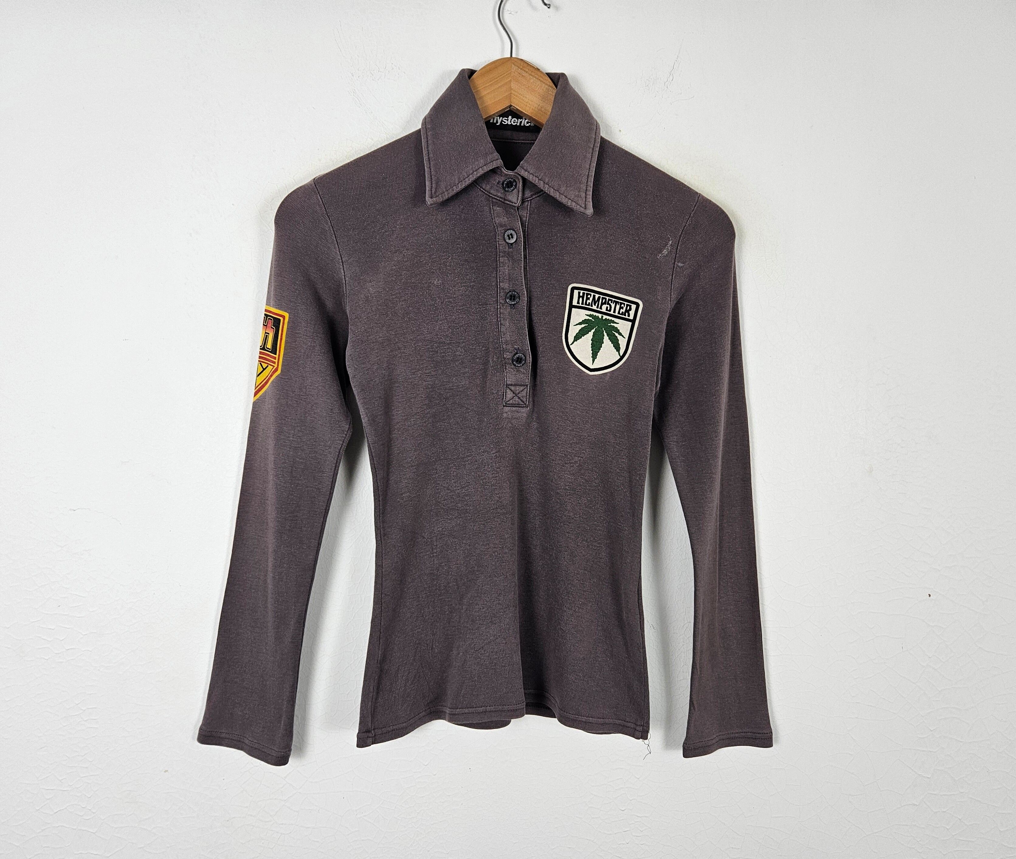 Hysteric Glamour Hemp Army polo shirt - 3