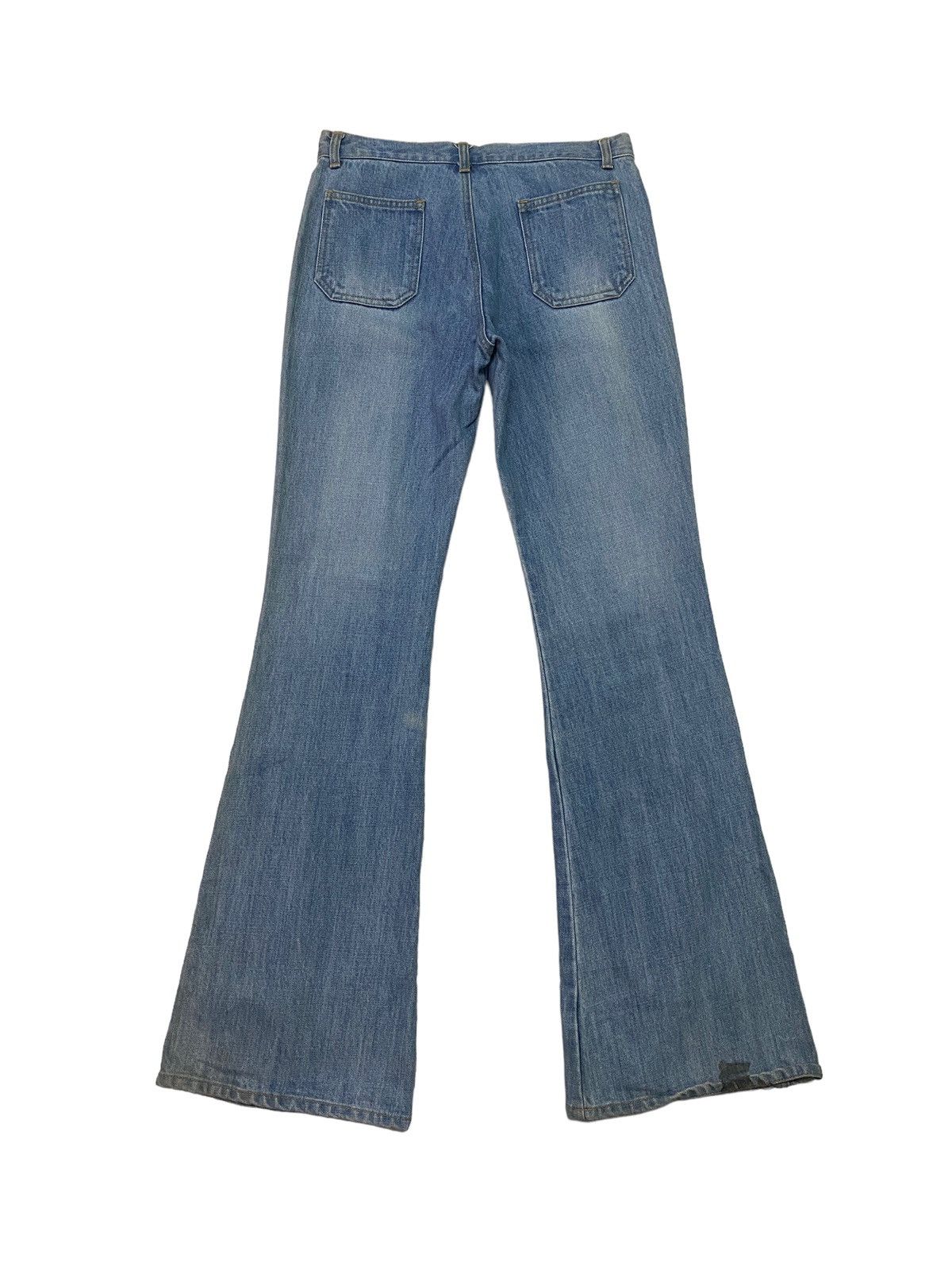 Super Flared Vintage Daily Topics Bell Bottom Denim S44K - 2