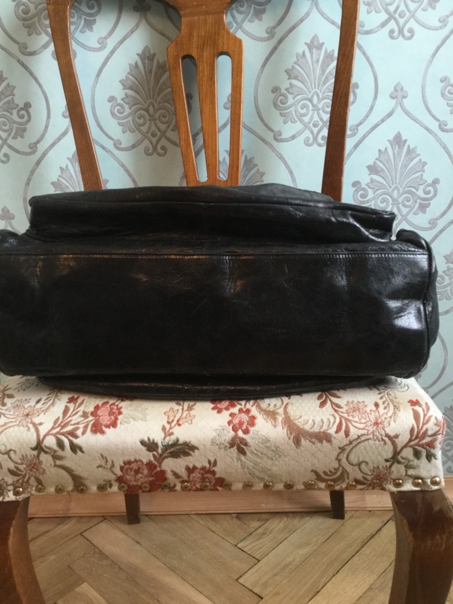 Gianni Barbato - Big leather bag.Like Saint Laurent or Dior bags - 4