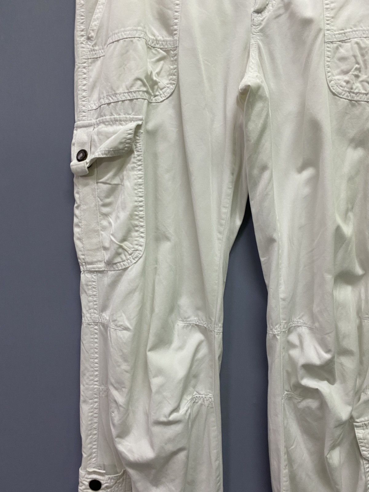 Cargo AEROPOSTALE 8 Pocket Parachute White Pants - 6