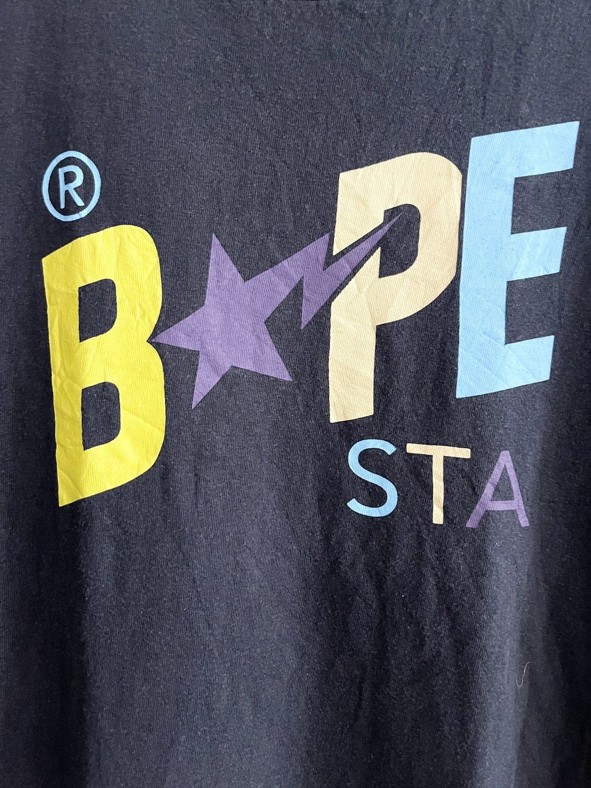 Bape Purple Star Bapesta Tee (L) - 4