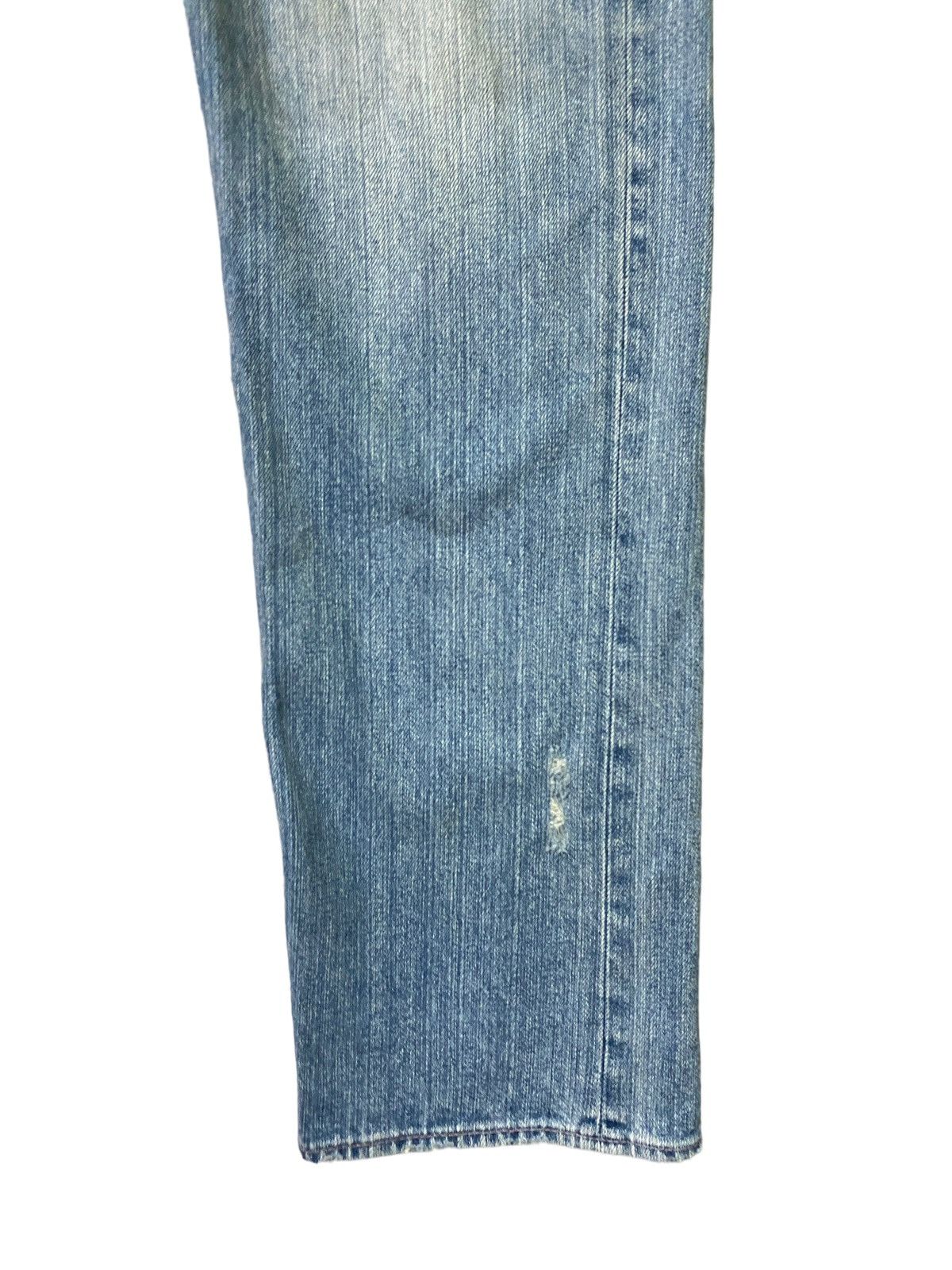 Vintage - KARAKURI TAMASHI Acid Wash Design Rare Design Denim - 9