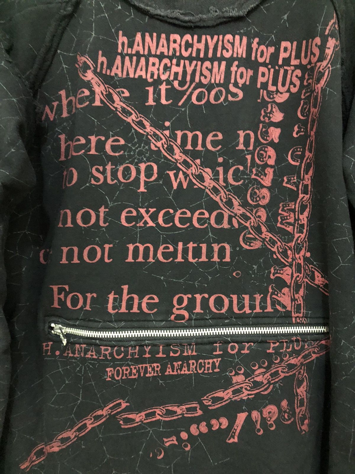 Japanese Brand - H.Anarchyism Distressed Punk Sweater - 6