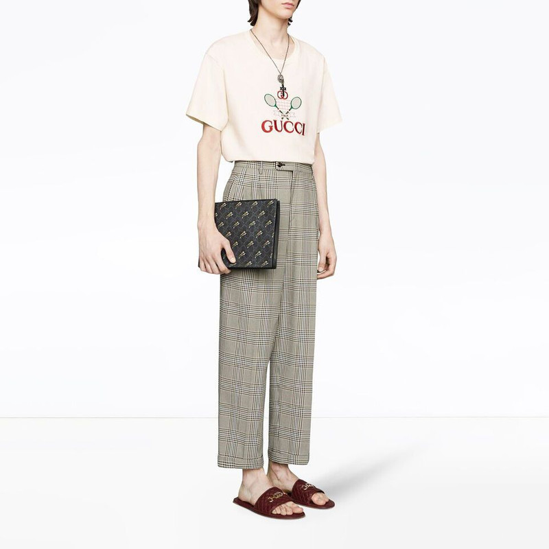 Gucci - Pre-Fall 2019 - GG Supreme Tiger-Print Clutch - 1