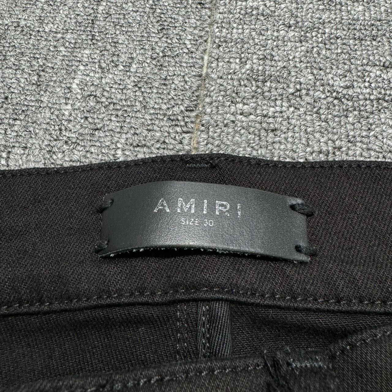 Amiri Black Destroyed Denim Jeans - 3