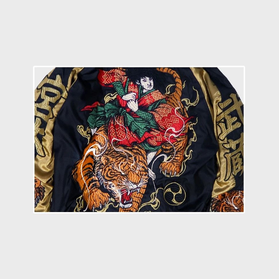 Archival Clothing - Sukajan Jacket Miyamoto Musashi japanese samurai - 3