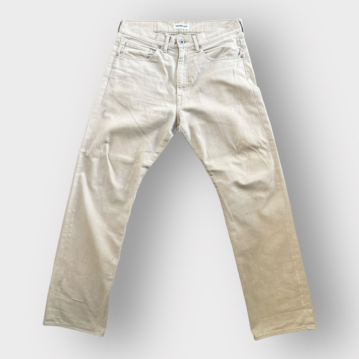 Bape Archival Logos Khaki Jeans - 10