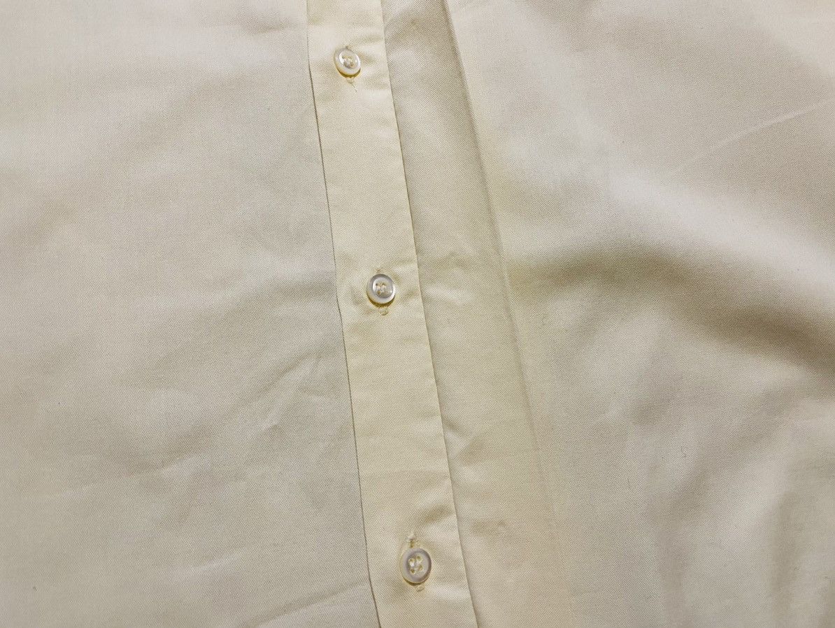 Canali Dress Shirt French Cuff White Cotton Solid 15 3/4 40 - 4