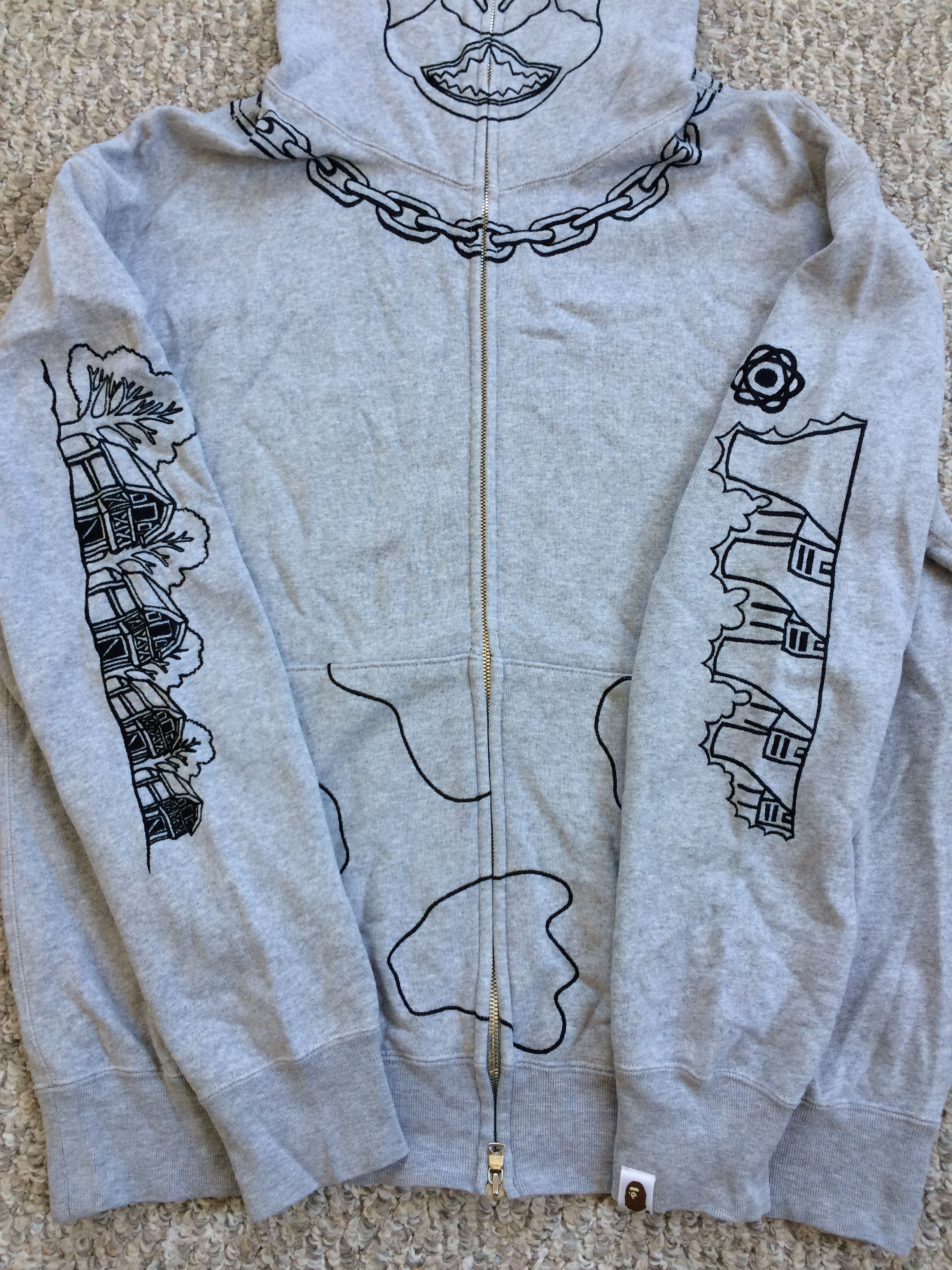 OG Bape Aoyama Royal Cow Full Zip Hoodie - 3