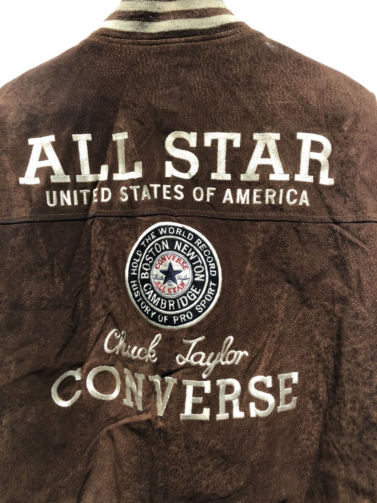 AJ1 Vintage Converse All Star Chuck Taylor Varsity Jacket - 8