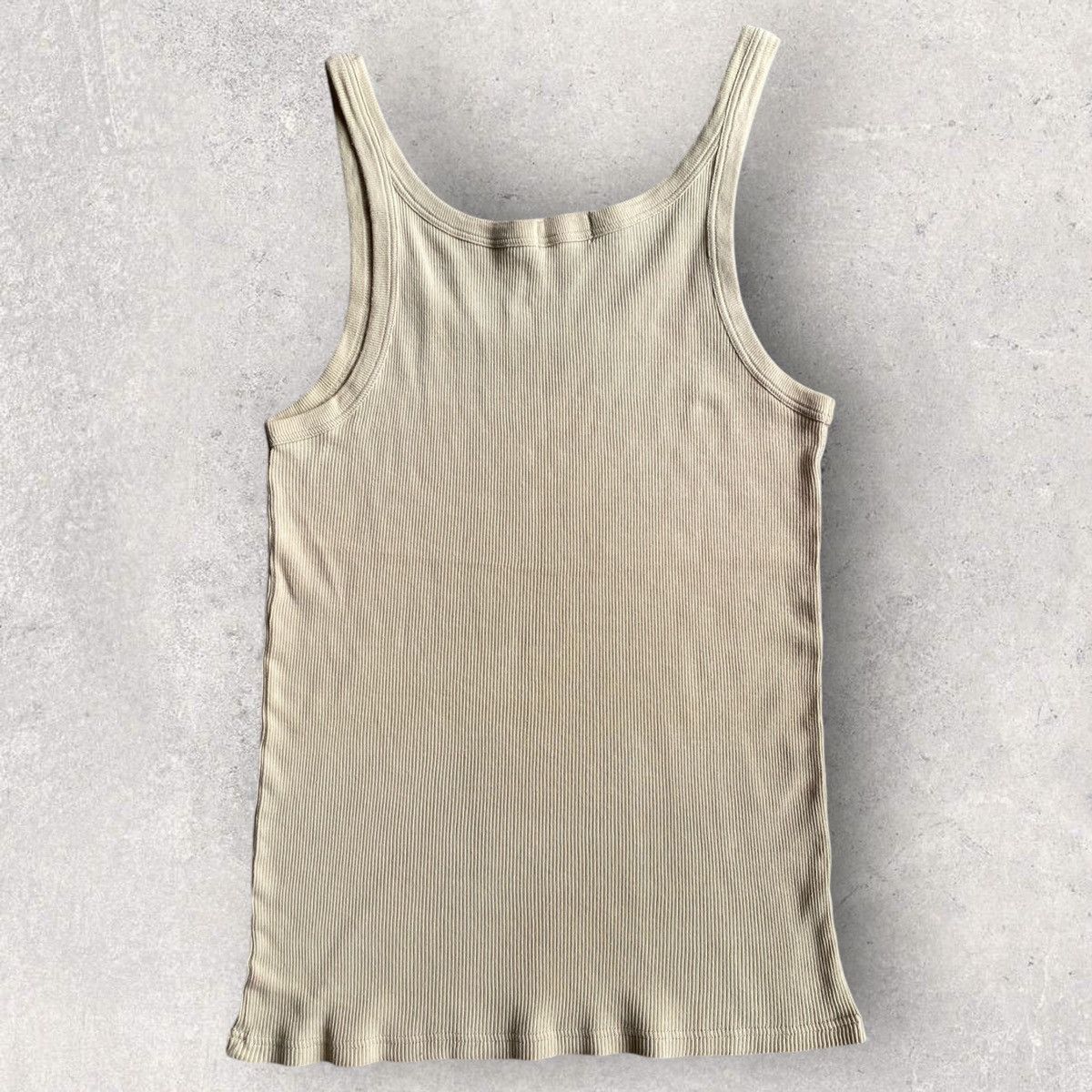 Vintage 90’s Archive Micro Ribbed Tank Top - 3