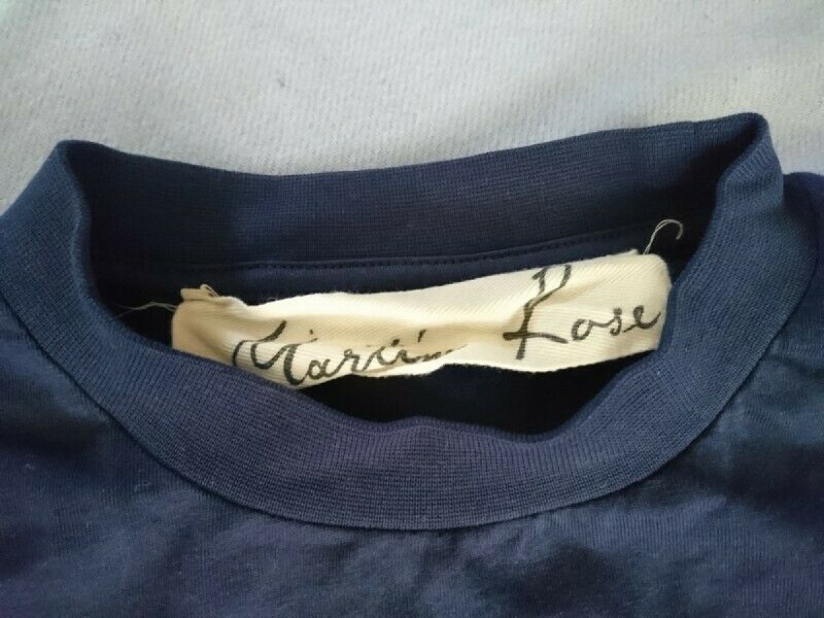 Martine Rose - Logo Classic T-Shirt Navy Blue Size S / M - 7