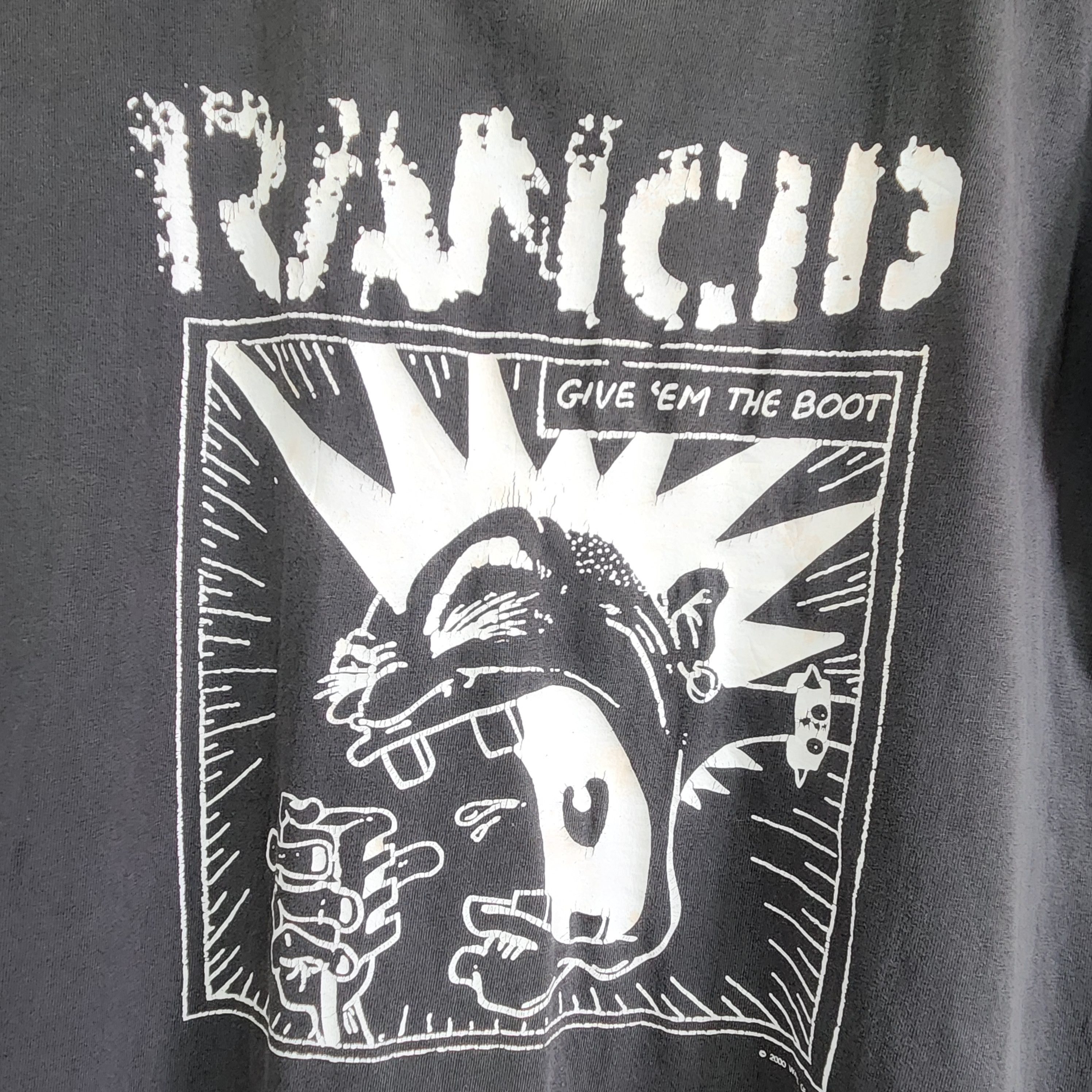 Vintage 2000s Rancid Give Em The Boot TShirt Single Stitch - 6