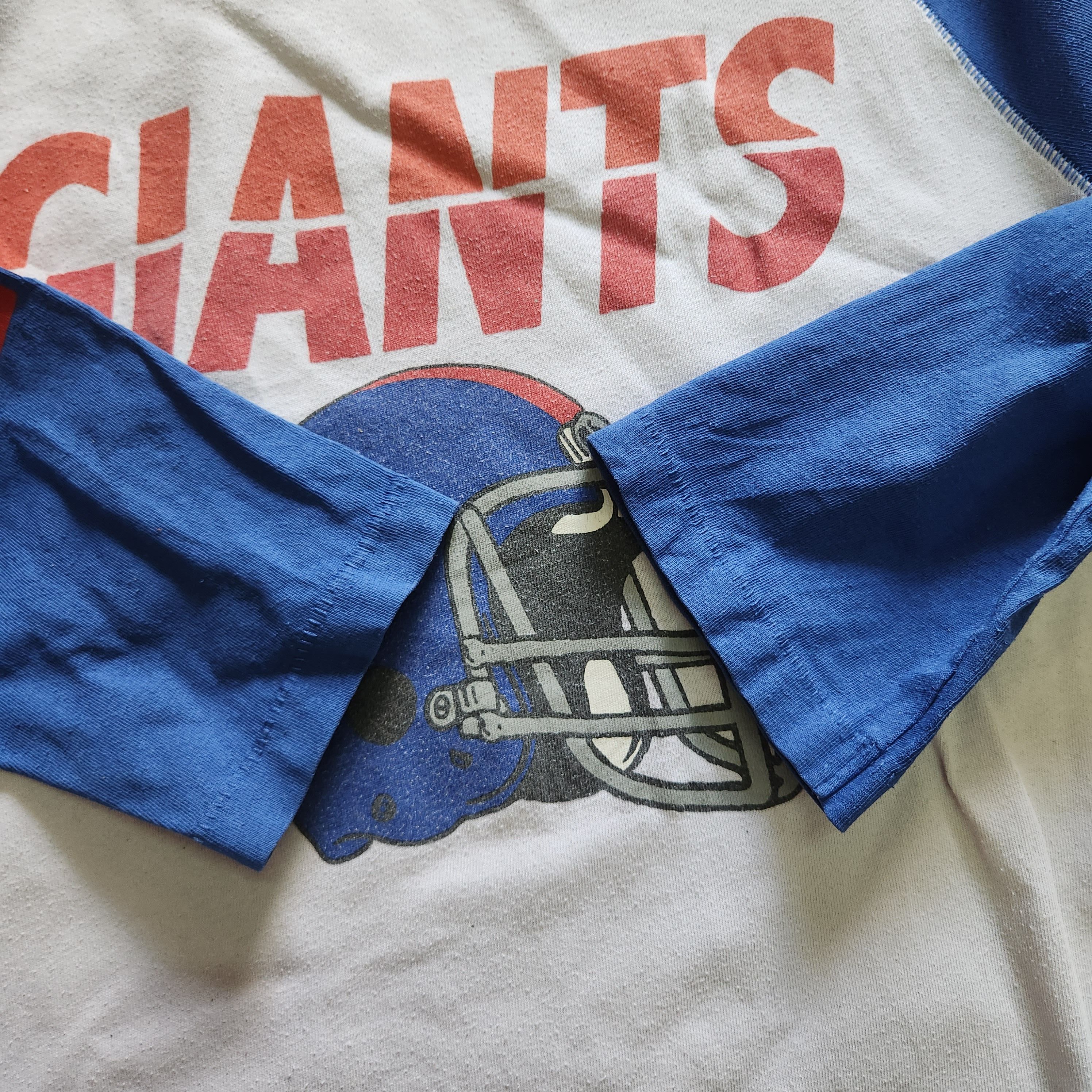 New York Giants NFL American Football Raglan TShirt - 10