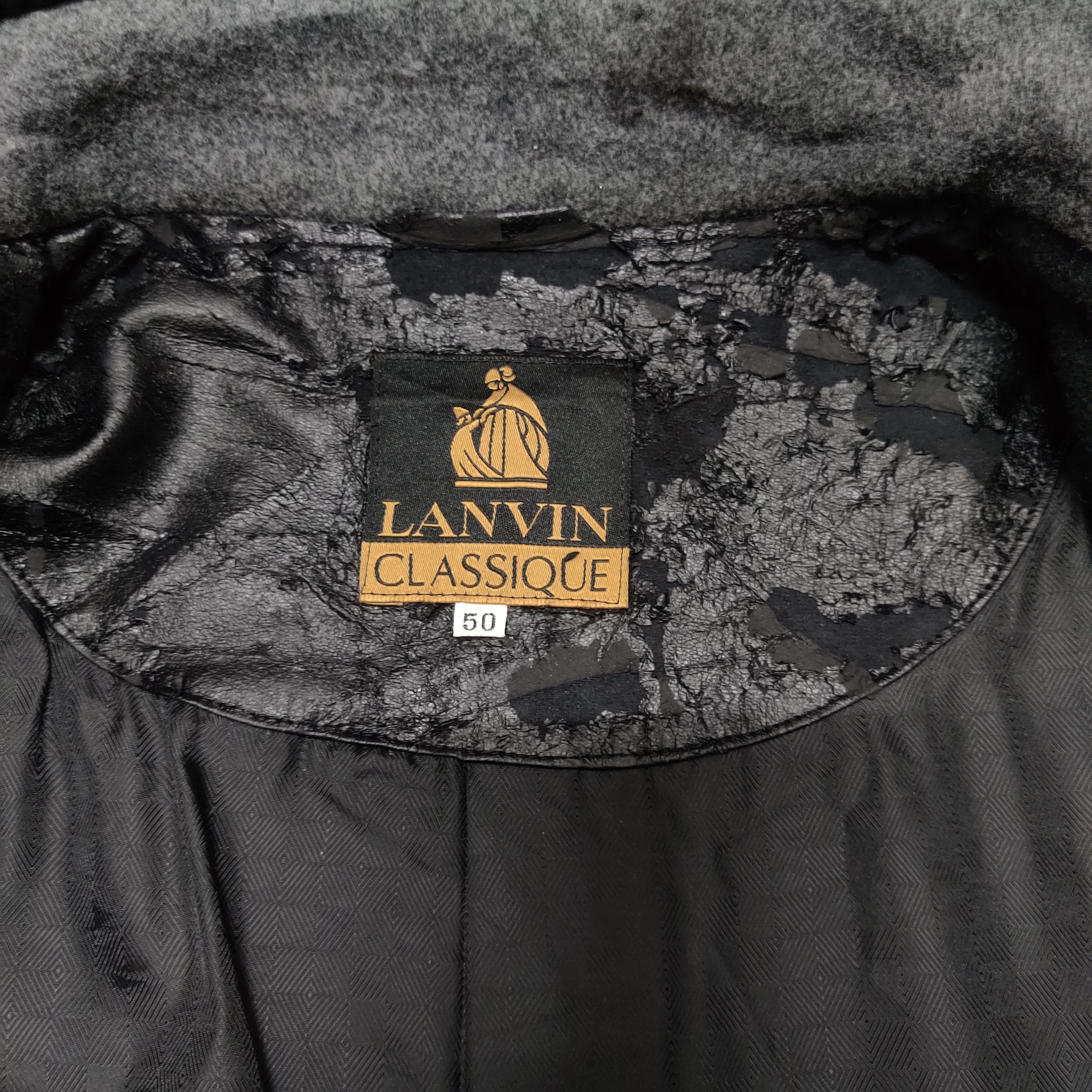 Vintage Lanvin Classique Wool Coat - 8