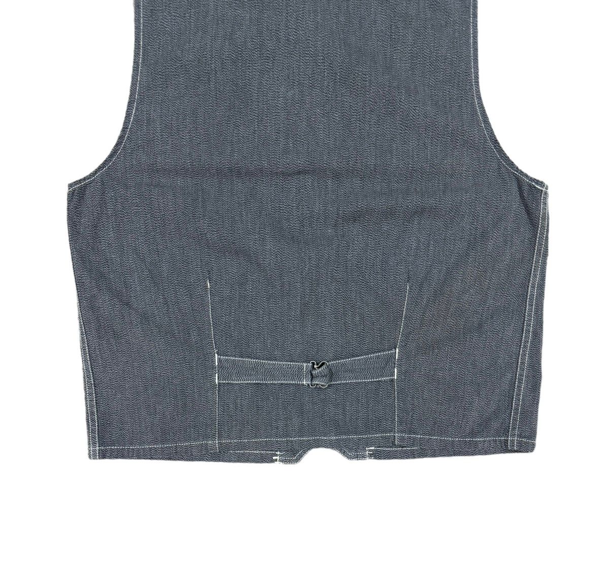 Vtg🔥Engineered Garments Hbt Chambray Buckle Vest Button Vest - 9