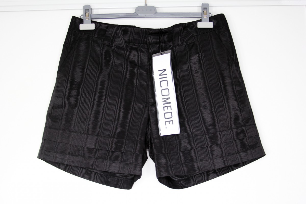 Nicomede Talavera - BNWT SS20 NICOMEDE EPISODE 1 MOIRE UNIFORM SHORTS M - 1