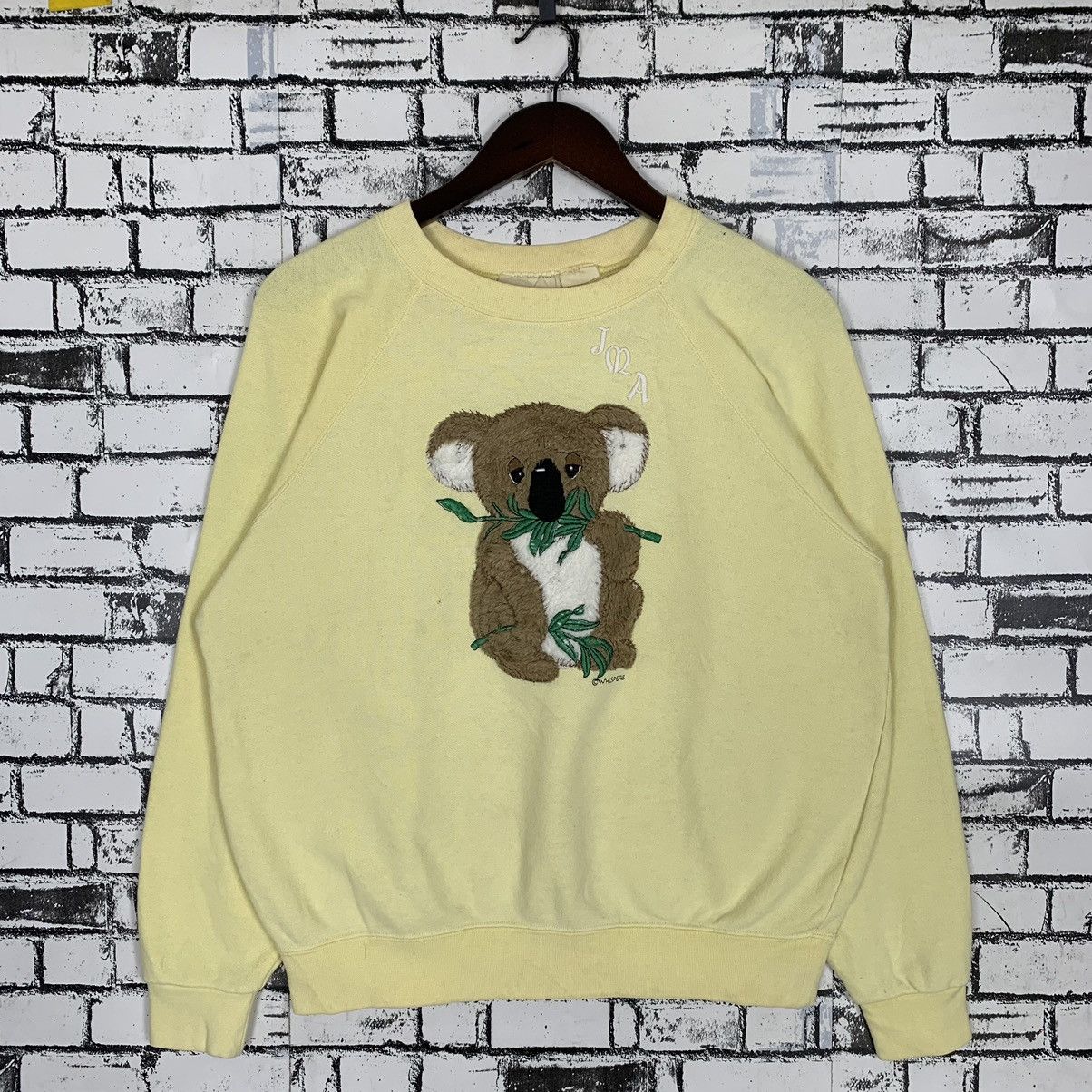 Vintage Whispers Small Dog Embroidered Sweatshirt Crewneck - 1