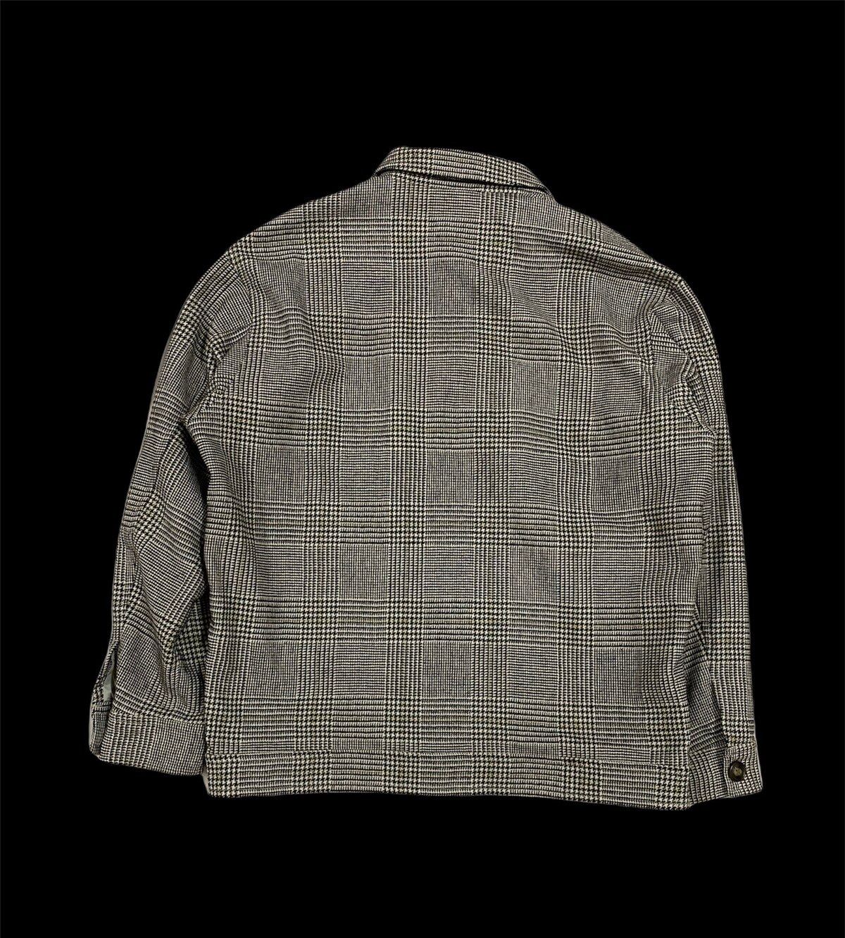 Niko And Japanese Brand Plaid Button Wool Jacket - 3