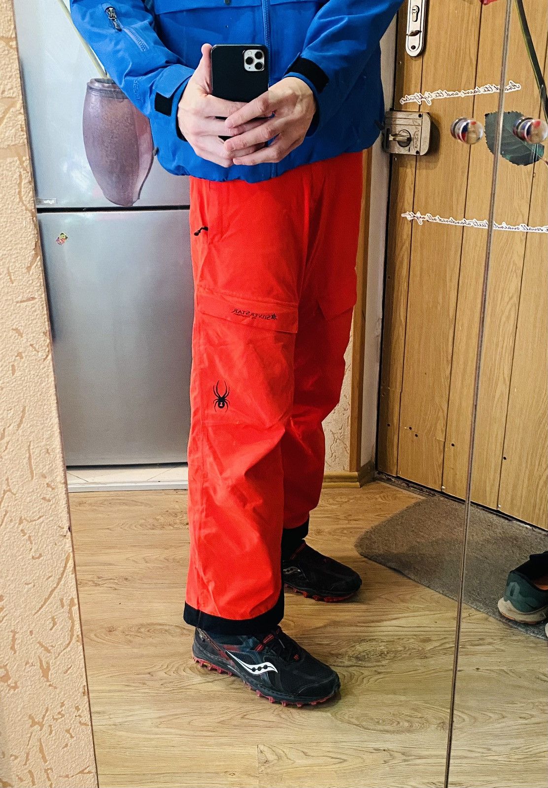 Outdoor Life - Spyder Pants Snowboarding Ski Outdoor Orange Men's M/L - 1