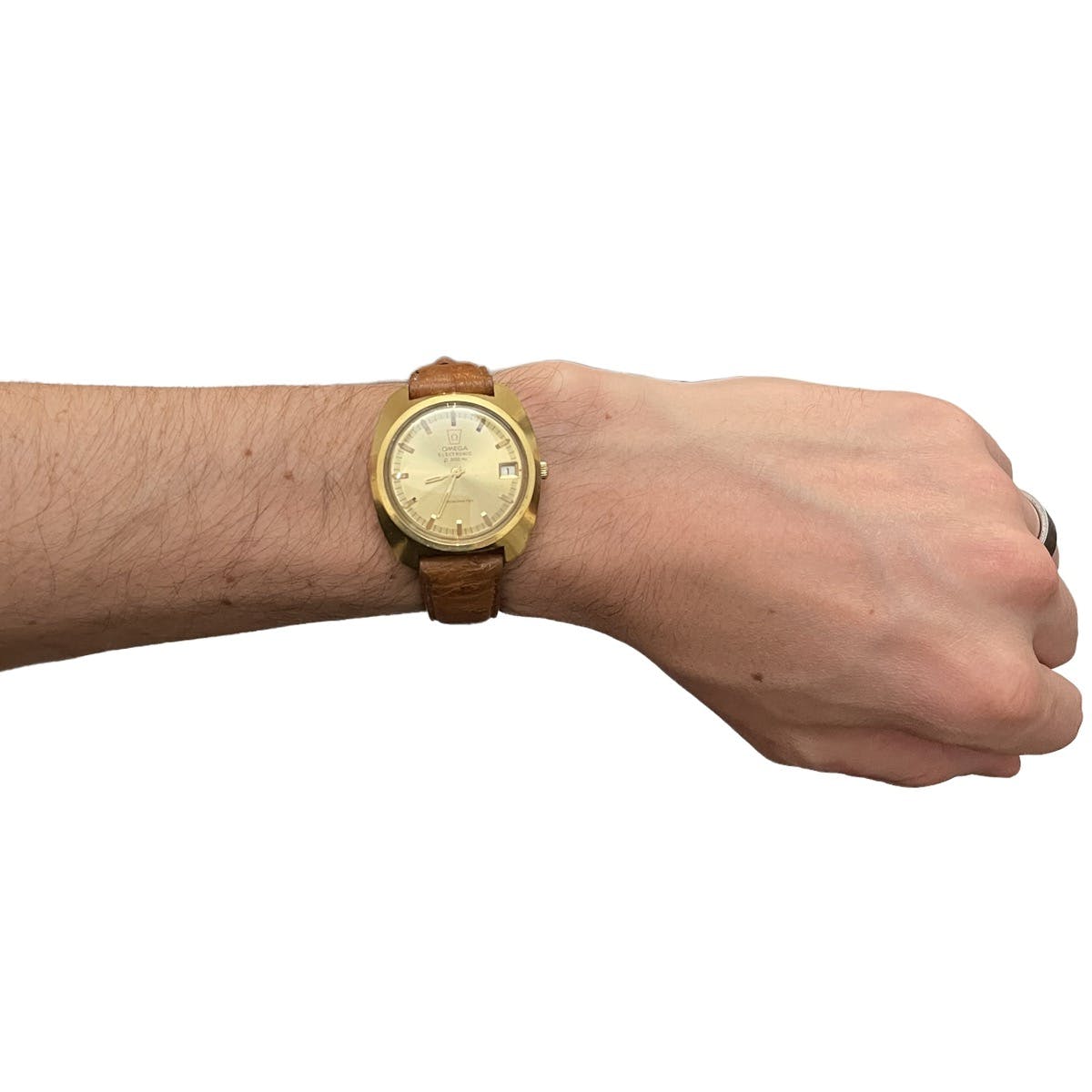 Omega - Vintage 1972 Gold Geneve Electronic Chronometer Watch - 10