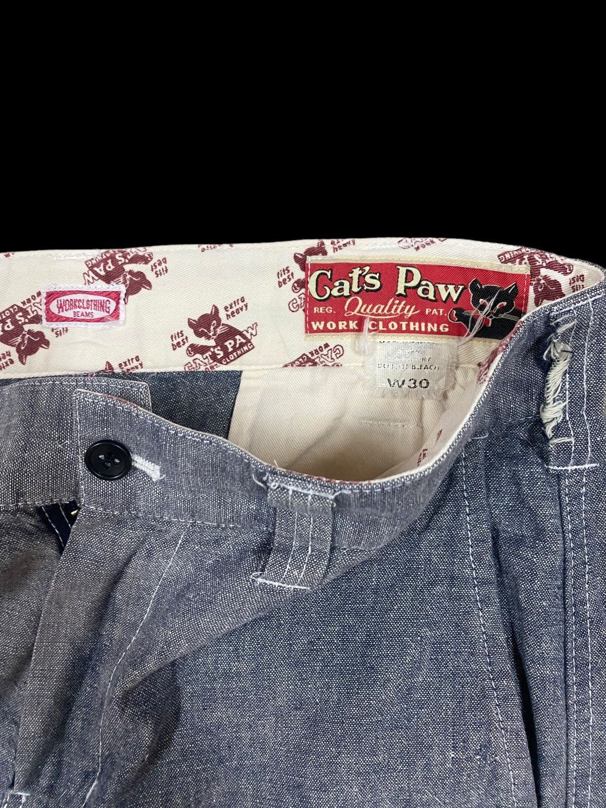 Vtg🔥Cats Paw Toyo Enterprise Cropped Linen Pants - 7