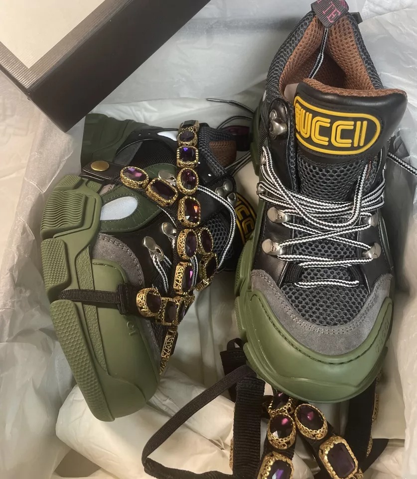 Gucci Flashtrek SEGA Green Removable Crystal - 1