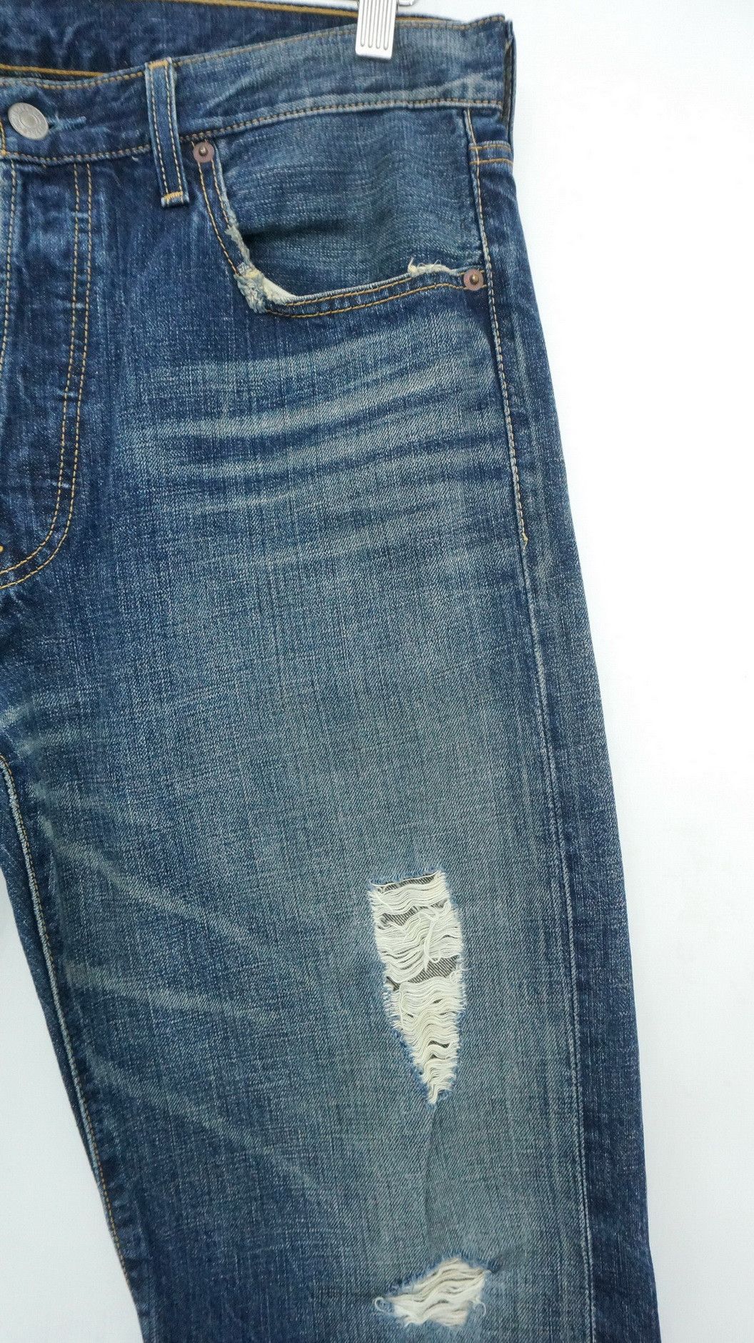 Levi's 501 90s Vintage Japan Distressed Jeans LF15 - 4