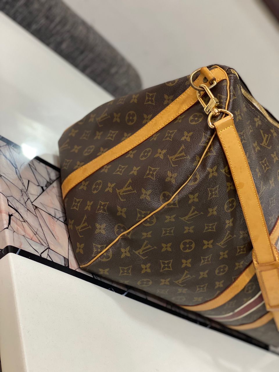 Authentic LOUIS VUITTON KEEPAL 55 - 10