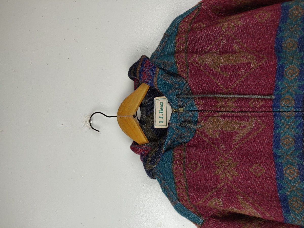 L.L. Bean - L. L. Bean Aztec Tribe Ski Hoodie Jacket - 3