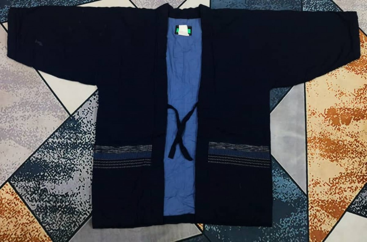 Indigo - Kimono Hanten - 1