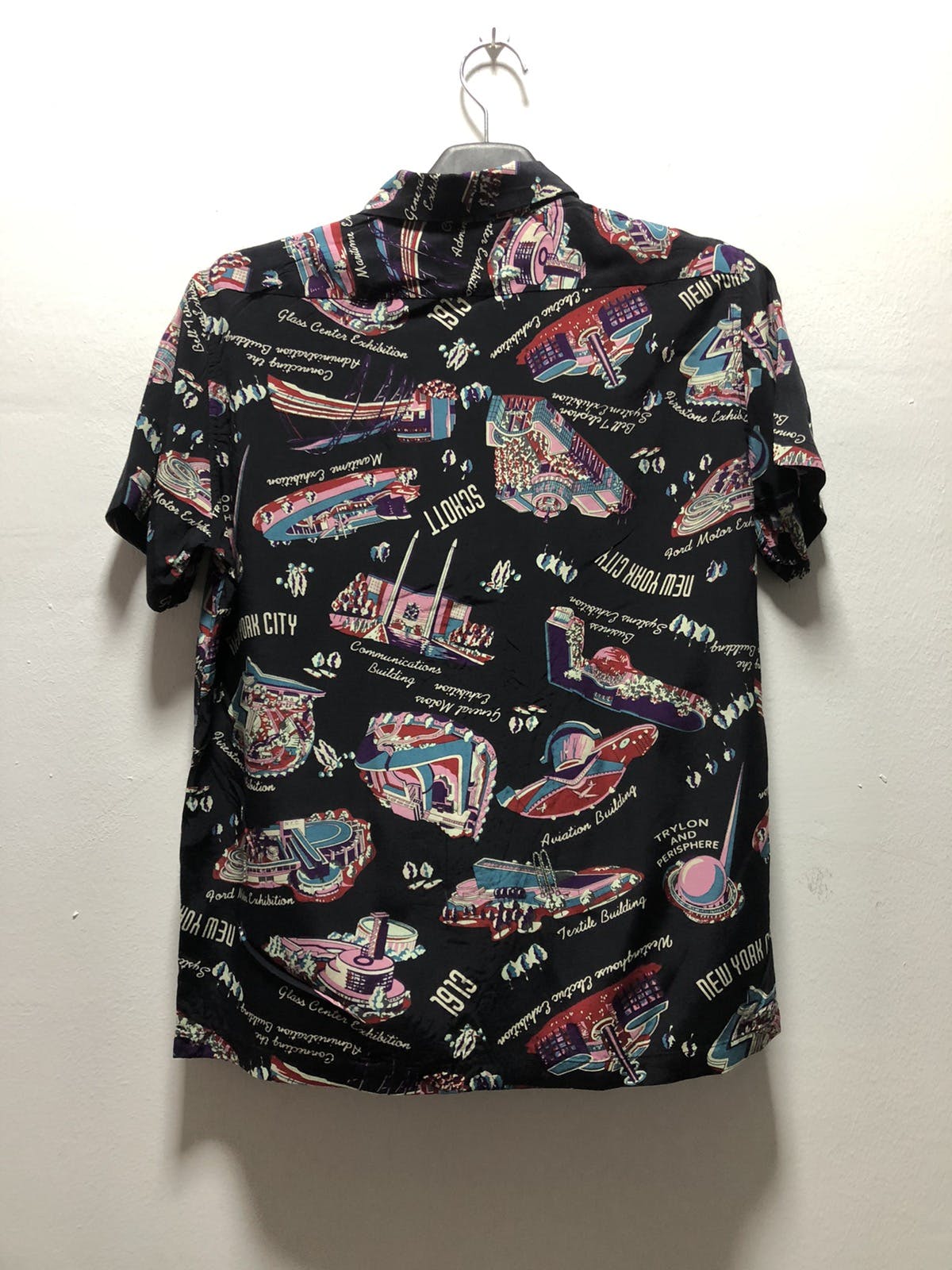 SCHOTT BROS Rayon Shirt NYC Hawaiian Japan - 5