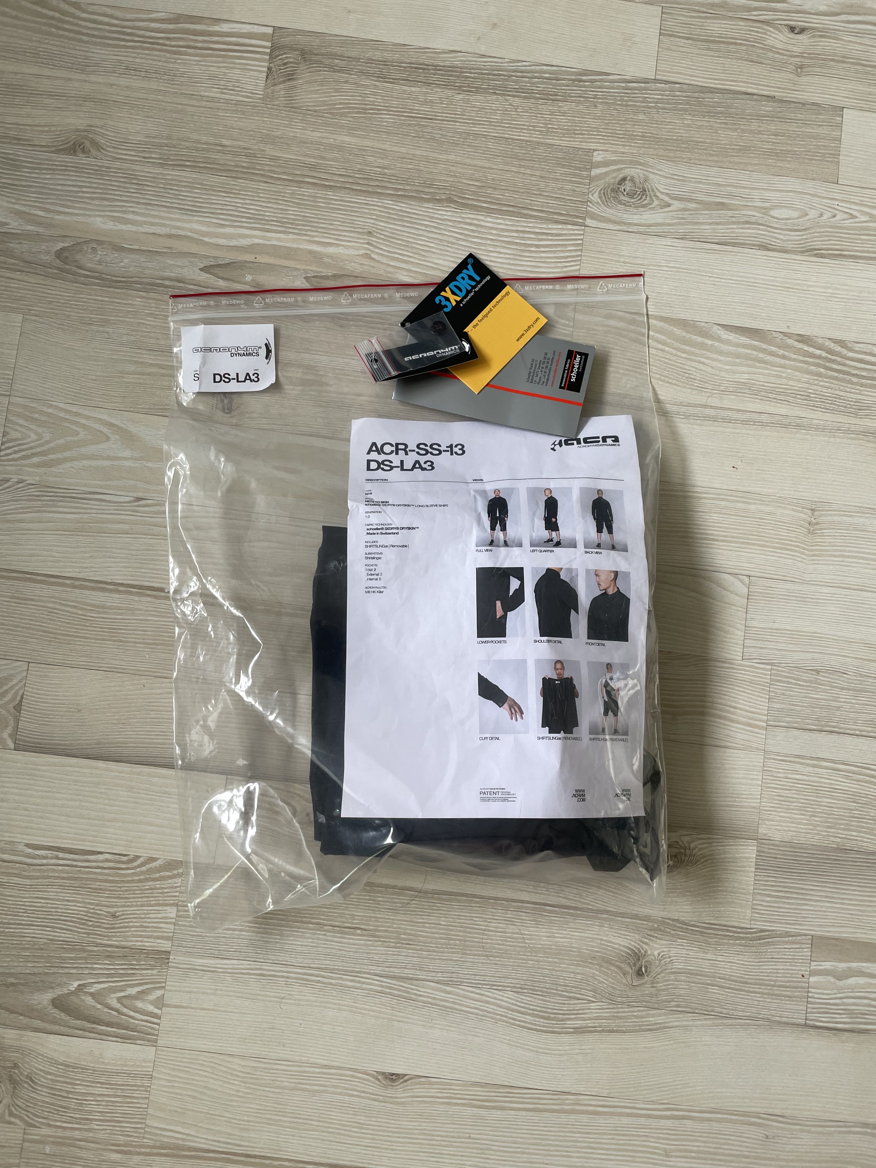 ACRONYM ACRONYM DS-LA3 Black | joe0 | REVERSIBLE