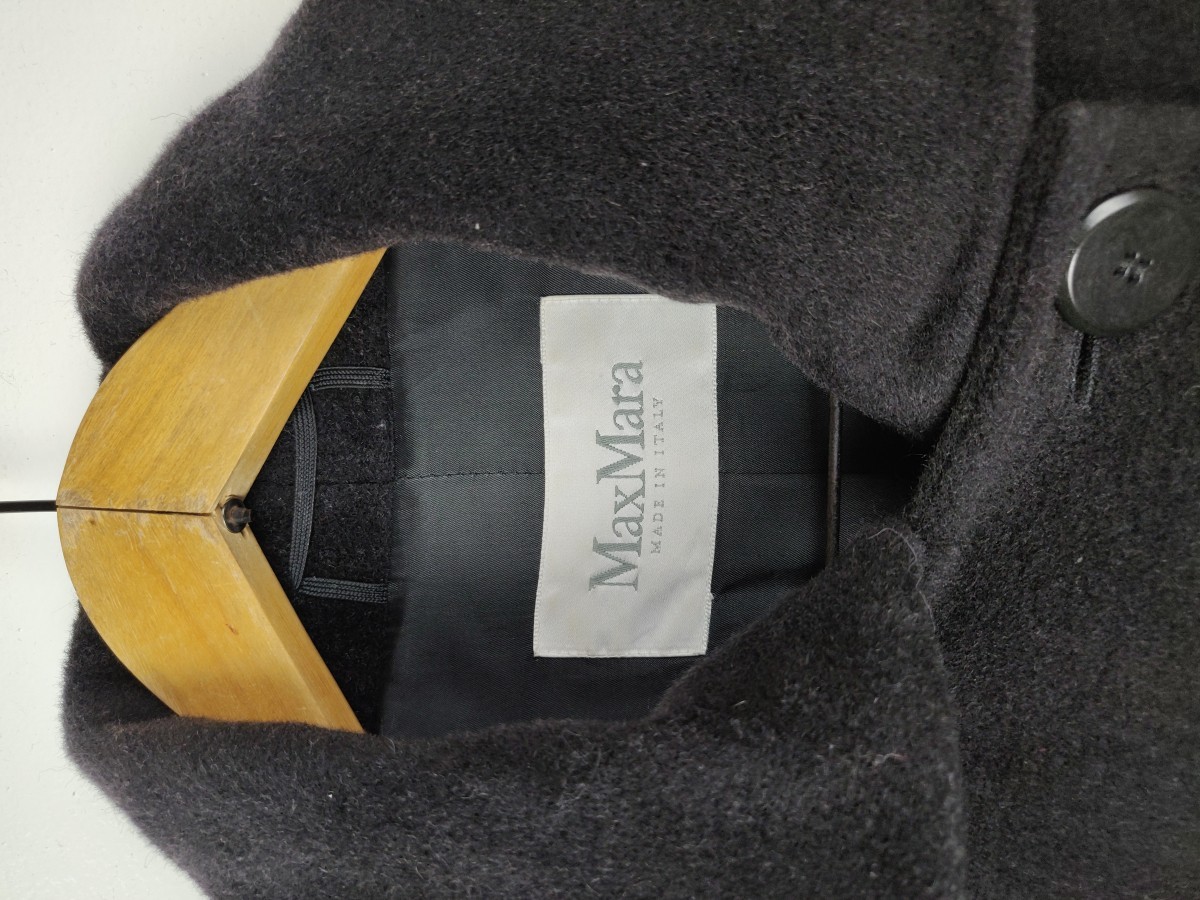 Max Mara - Single Button Italy Long Coat Wool Jacket - 5