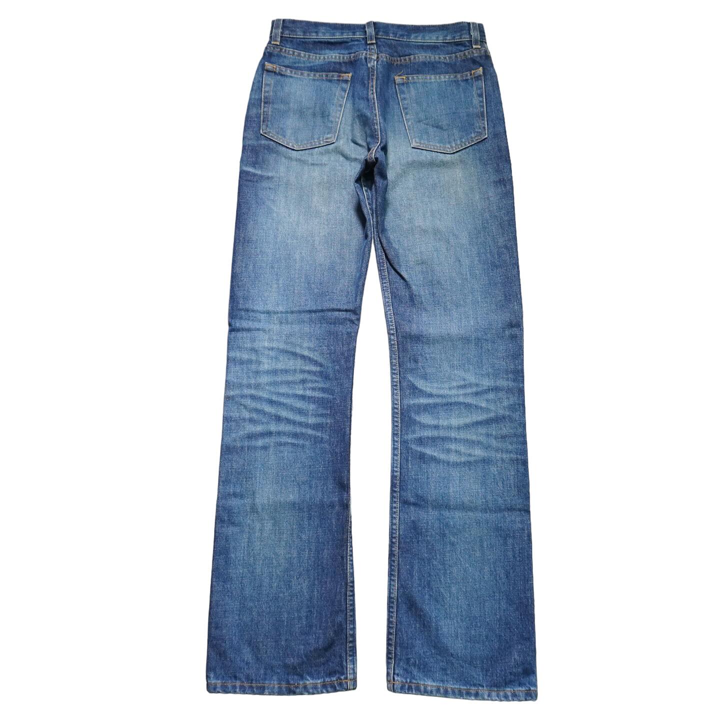 Button Fly Classic Straight Jeans - 6