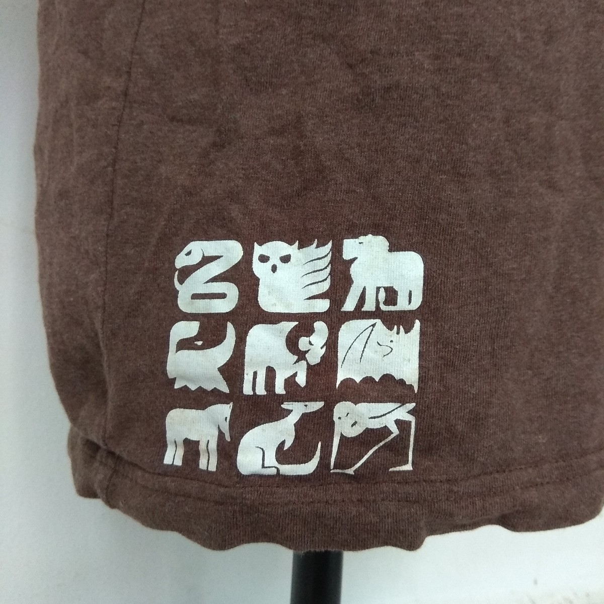 American Apparel - Vintage 90s Skateboard Big Logo Animal Graphic Tee - 4