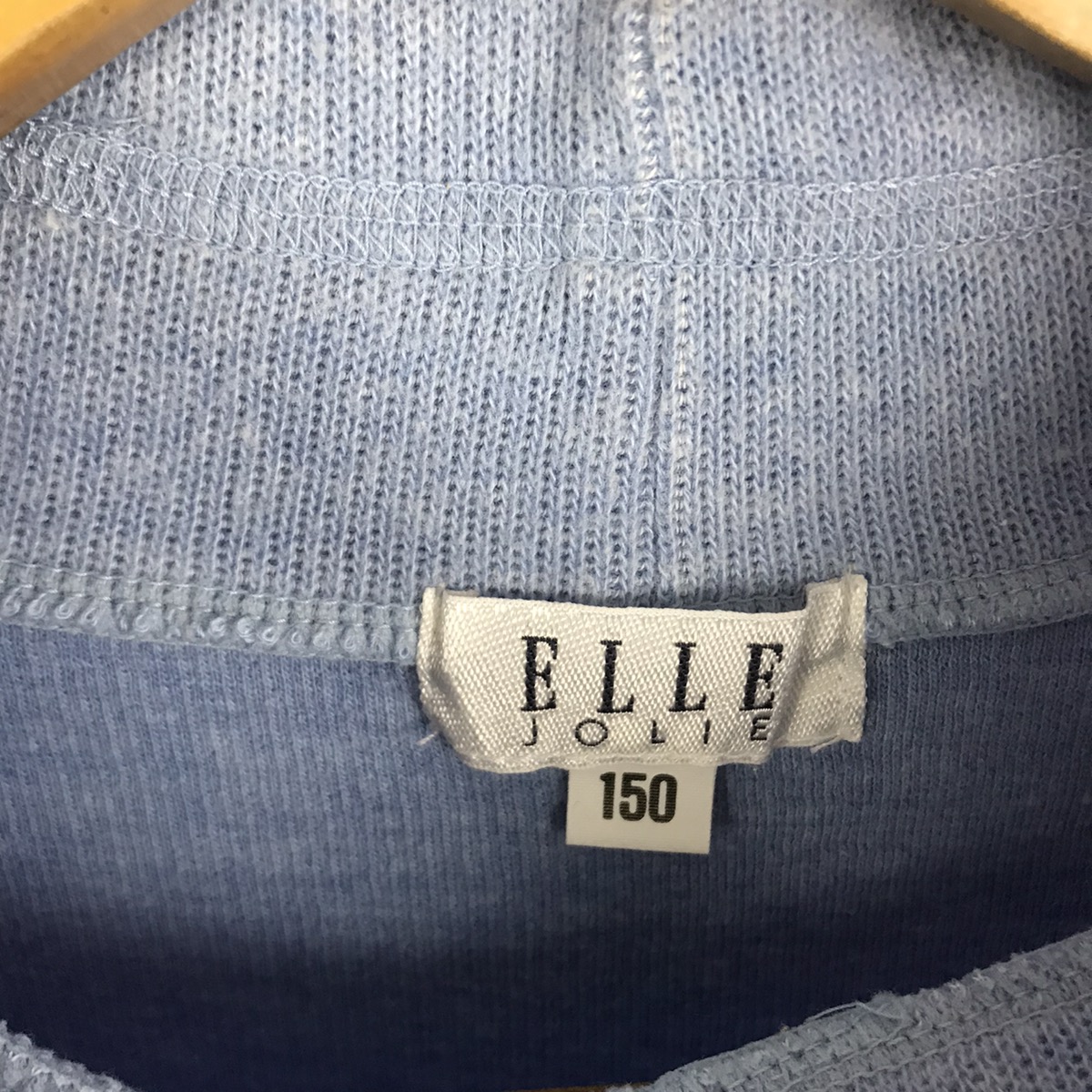 Vintage - Elle Sweatshirt Vtg Designer Blue Colour Sweater - 4