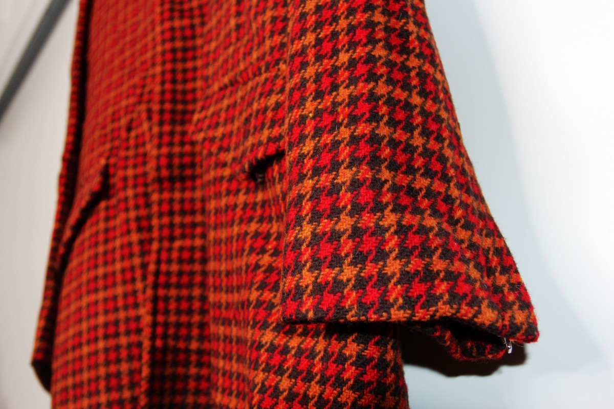 AW17 MARNI HOUNDSTOOTH WOOL COAT 50