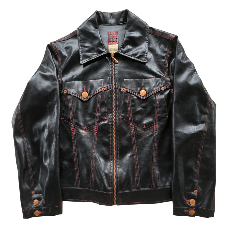 Vintage 1990s Archive Jean Paul Gaultier PVC Leather Jacket - 1