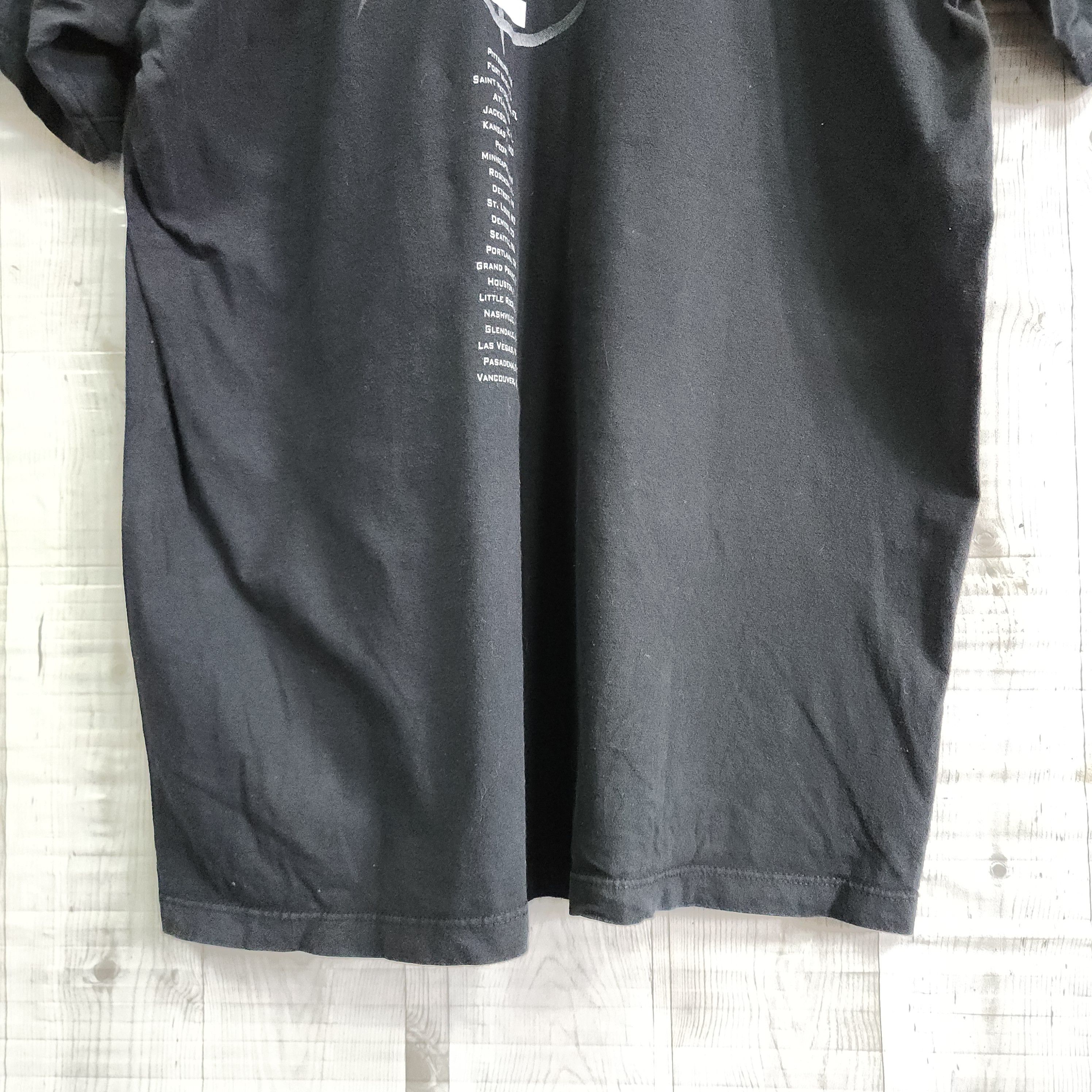 Vintage Y2K Bono U2 Tour 360 Black TShirt - 14