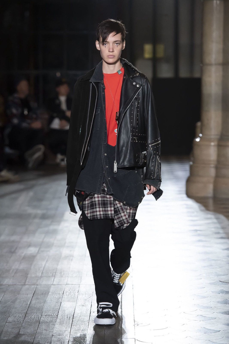 RUNWAY MAISON MIHARA YASUHIRO 19AW REMOVABLE DENIM SHIRT - 1