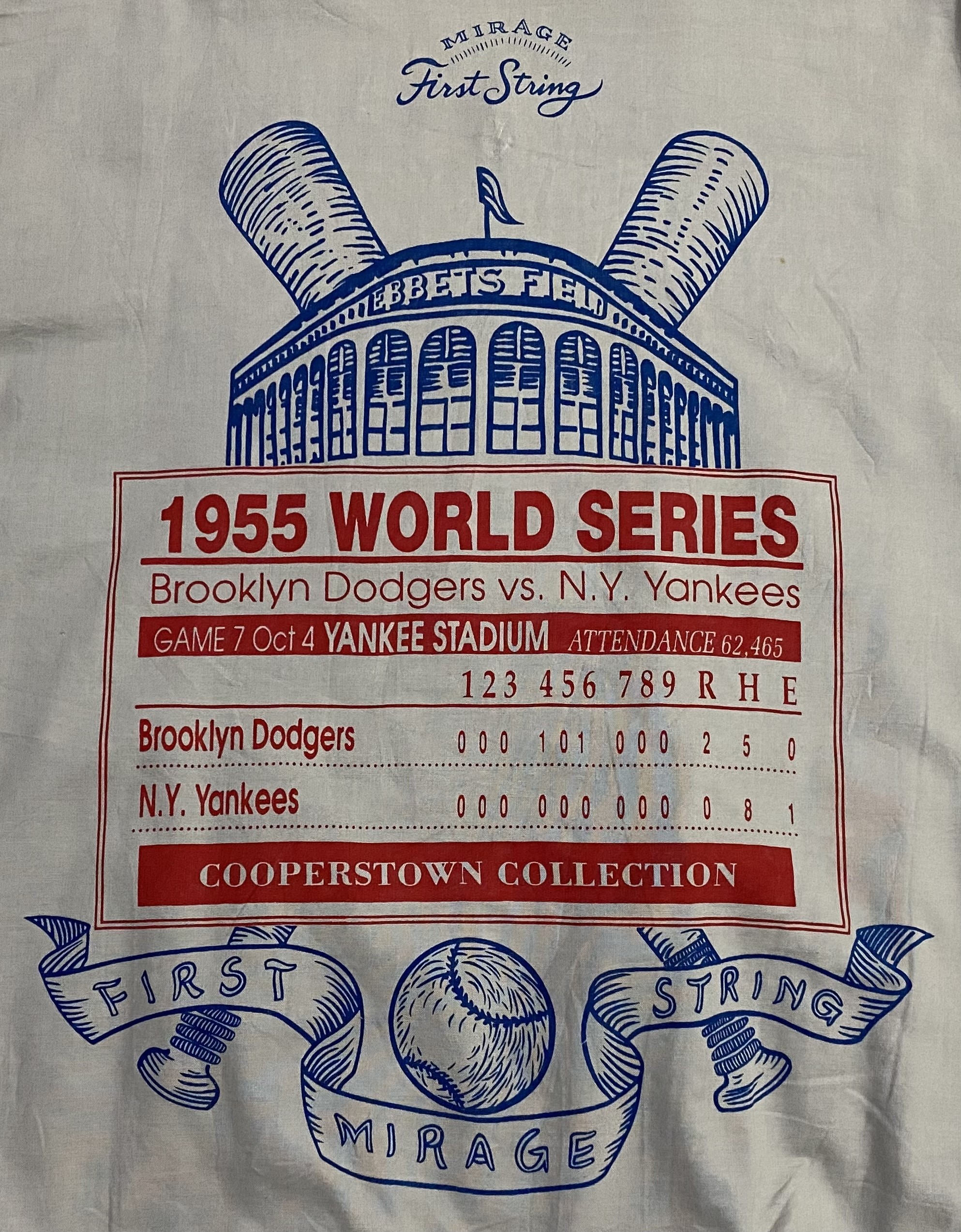 Vintage Reversable Brooklyn Dodgers Cooperstown collection Jacket