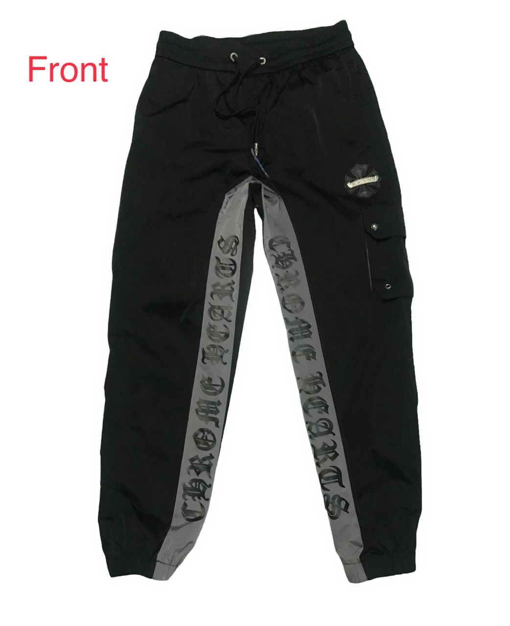 Japanese Brand - Chrome Heart Inspired pendant Track pants - 1