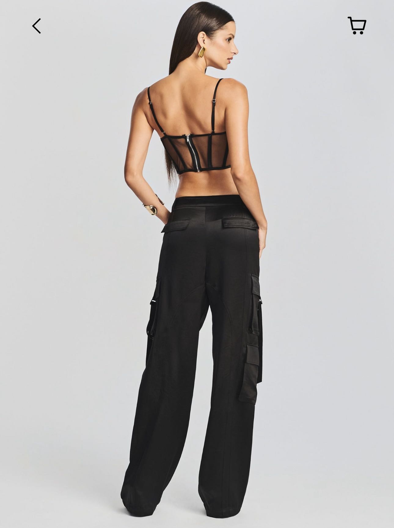 Retrofête Holly Black Corset Top - 7