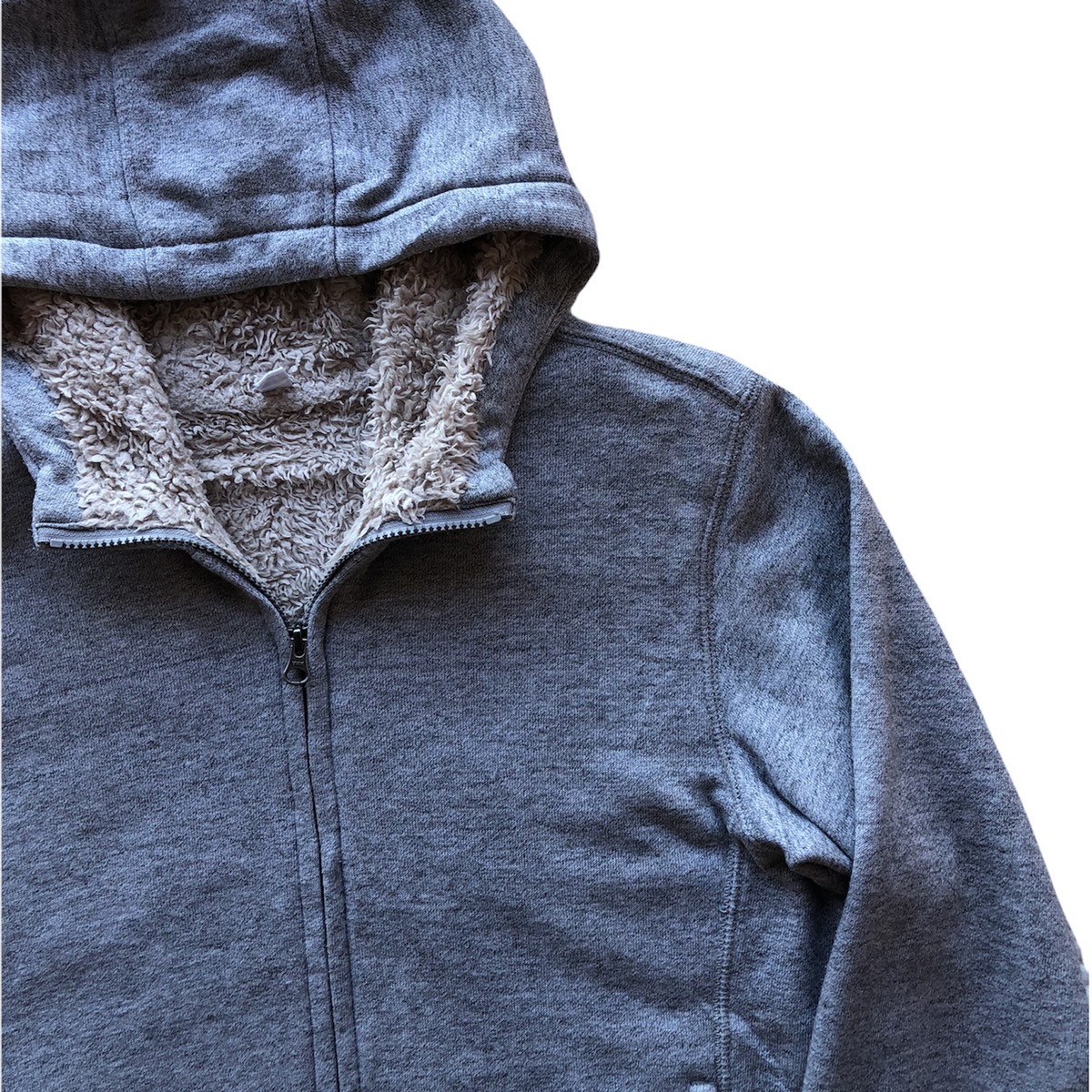 Uniqlo - Uniqlo Sherpa Fleece Zipper Sweater Hoodie - 3