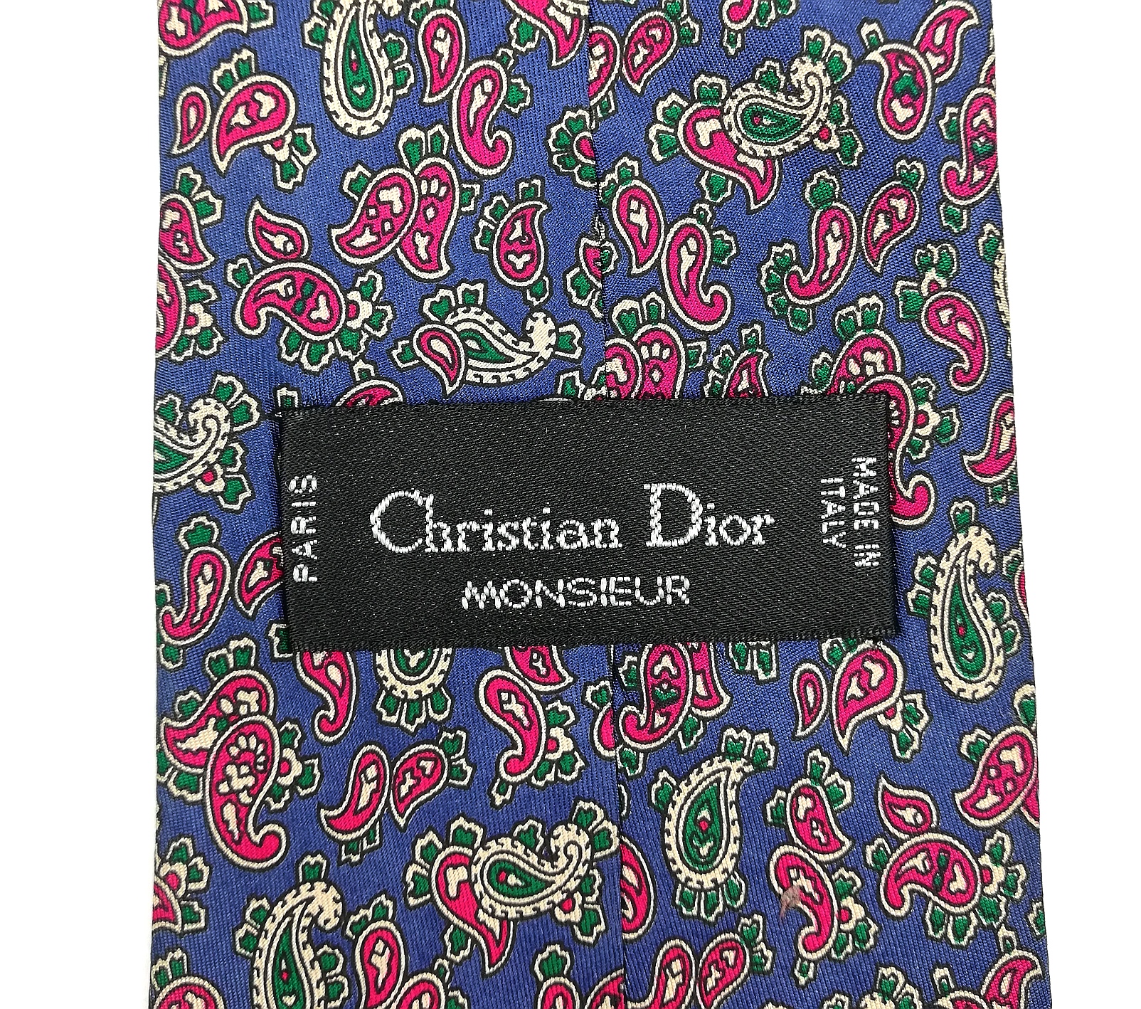 Christian Dior Monsieur - Authentic Christian Dior Monsieur Paisley Design Silk Tie - 6