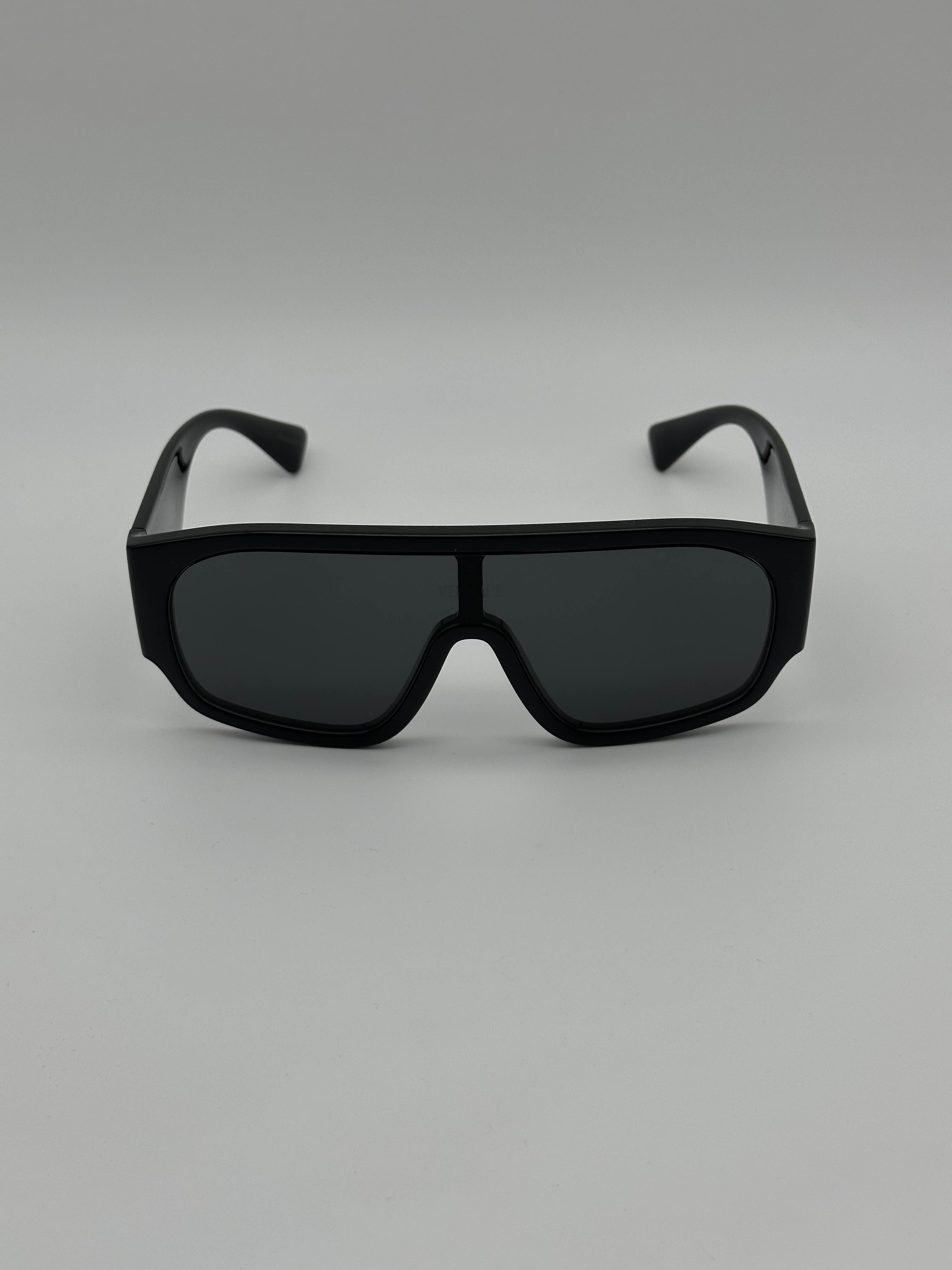 BRAND NEW VERSACE VE4439 GB1/87 Black/Dark Grey Unisex Sunglasses - 2