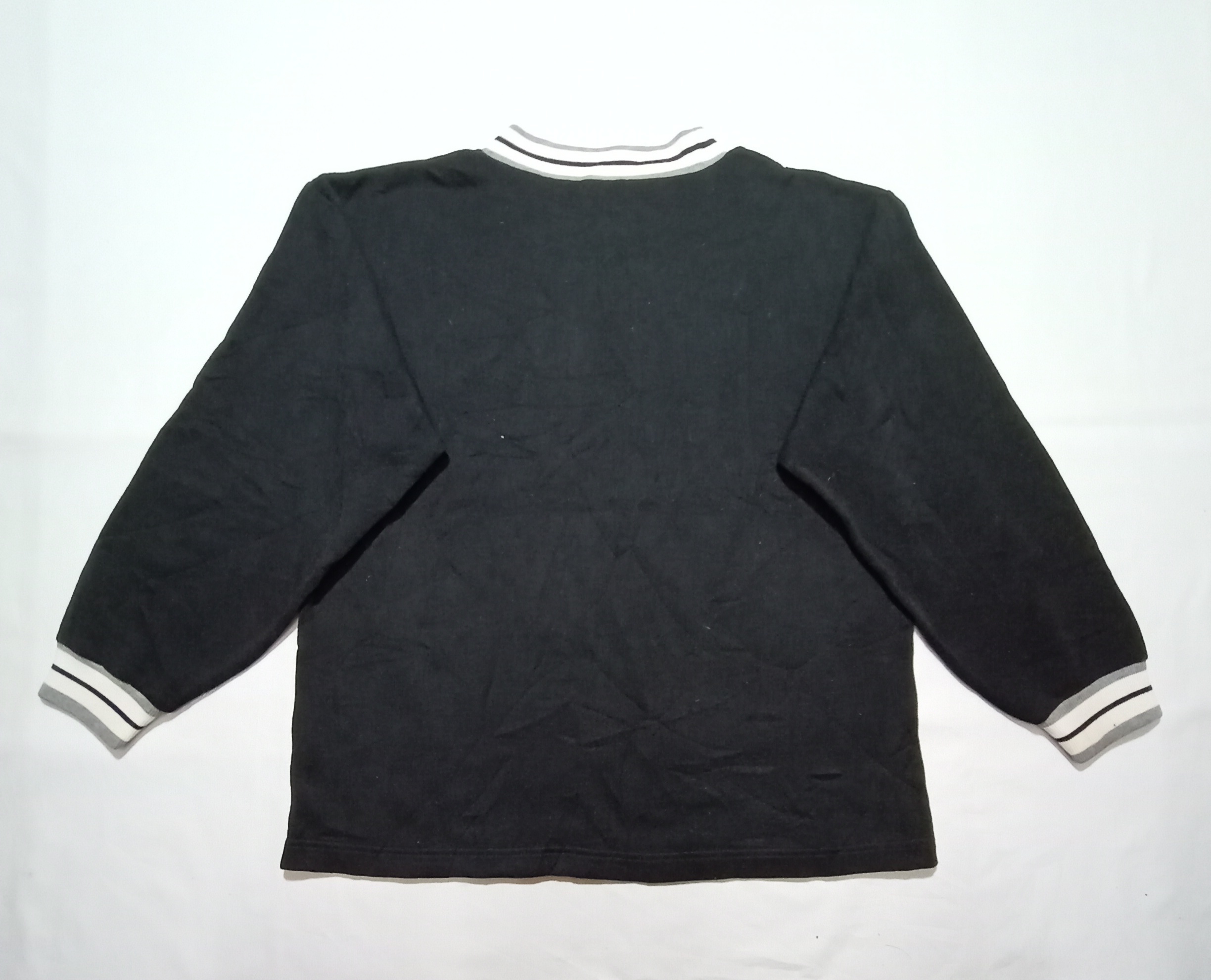 Puma Black Sweatshirt Pullover Jumper Big Logo Crewneck - 4